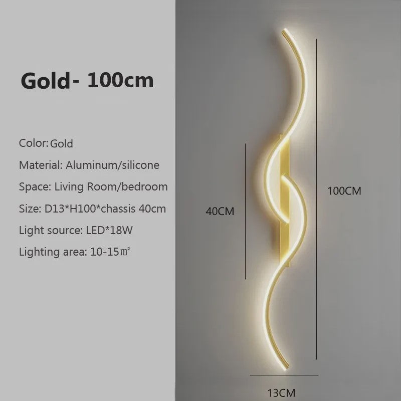 Moderne LED Wandlamp - Minimalistisch Design voor Slaapkamer, Woonkamer & Bedside