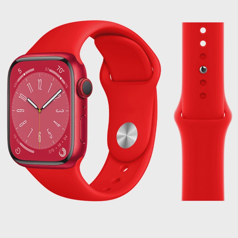 Sport Siliconen Bandje voor Apple Watch 38-49mm - Serie 1 t/m 11, SE, Ultra