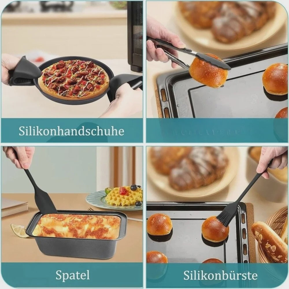 Uitgebreide Airfryer Accessoires Kit voor Dual Zone Airfryers (7.6L-9.5L)