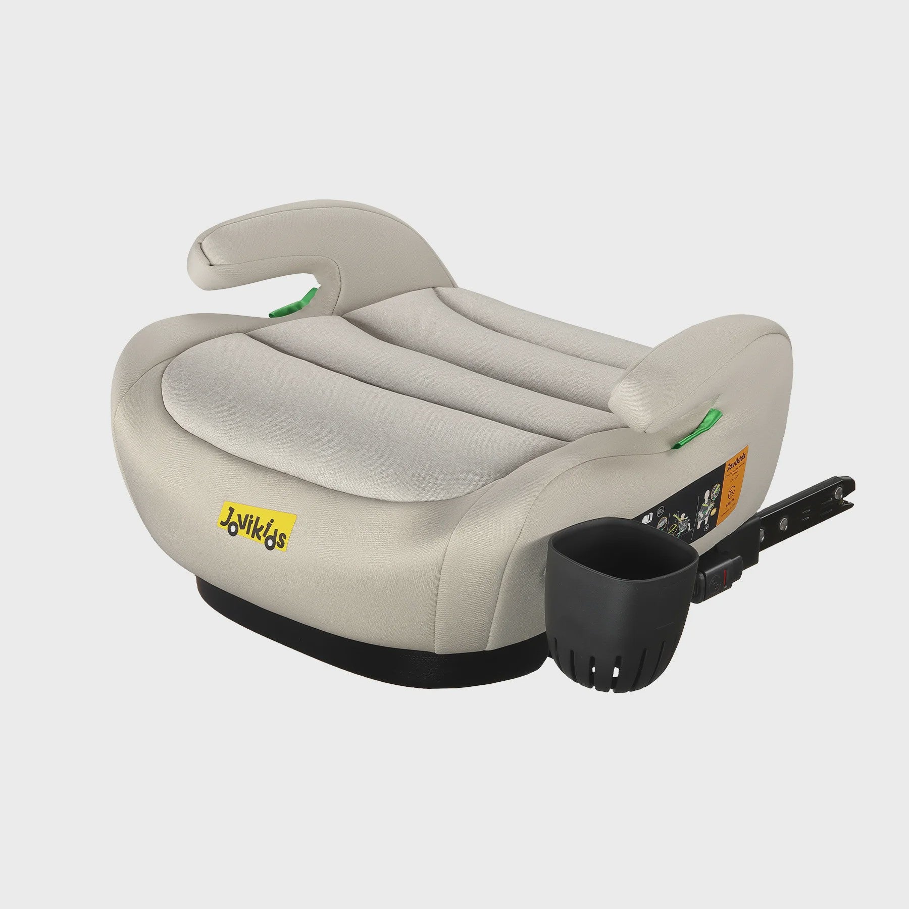 Jovikids OHHO+ Draagbare Kinder Autostoel Booster 125-150cm met Bekerhouder