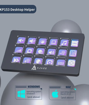 AJAZZ AKP03 Macro Programmeerbaar Toetsenbord met Draaiknoppen