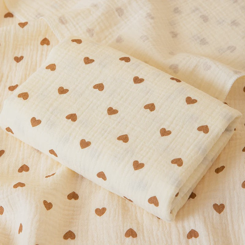 Dubbellaagse Baby Swaddle Deken - Zacht, Ademend & Multifunctioneel met Schattige Patronen