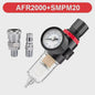 AFR-2000 Pneumatische Filter met Drukvregelaar en Manometer