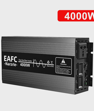 Krachtige Pure Sine Wave Omvormer 2000W/3000W/4000W - 12V/24V naar 220V AC