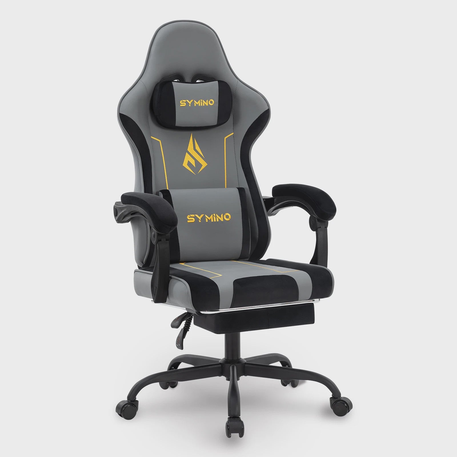 Ergonomische Gaming Stoel met Latex Kussen, Voetensteun & 130kg Capaciteit - Race Stijl