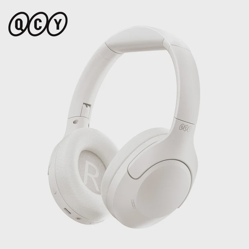 QCY H3 Lite ANC Koptelefoon: Draadloos/Bedraad, 60u Batterij, Bluetooth 5.3, Opvouwbaar, HIFI Geluid