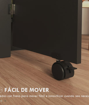Homcom Multifunctionele Klaptafel met Uitklapbare Bladen - 140x75x74 cm - Naturel/Zwart