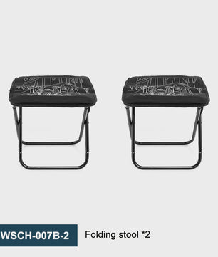 Lichtgewicht Opvouwbare Camping Stoel - 900D Oxford & RVS - 100kg Draagvermogen