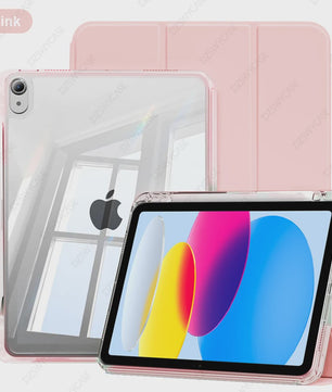 Transparante iPad Hoes met Potloodhouder & Stand - Geschikt voor iPad Air, Pro, Mini, 10.2, 9.7 inch