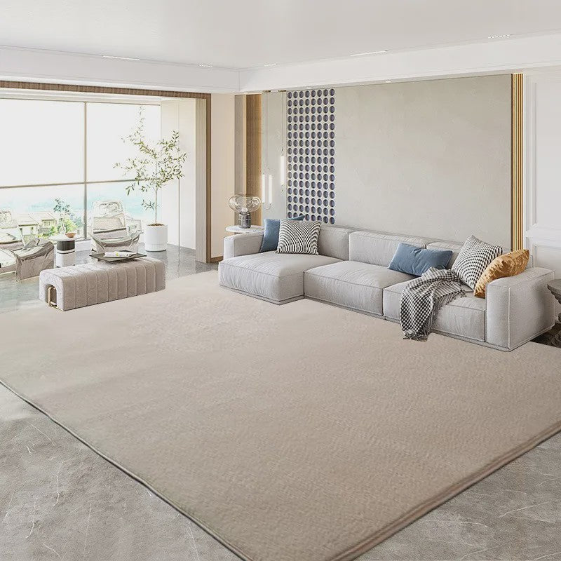 Zacht Coral Fleece Vloerkleed Grijs - Comfortabel voor Woonkamer, Slaapkamer & Kinderkamer