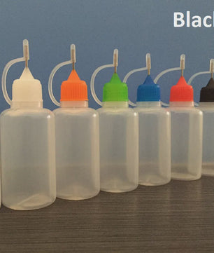 Set van 5x 30ml Precisie Doseerflesjes met Naaldpunt - Ideaal voor Klei, Verf en Lijm