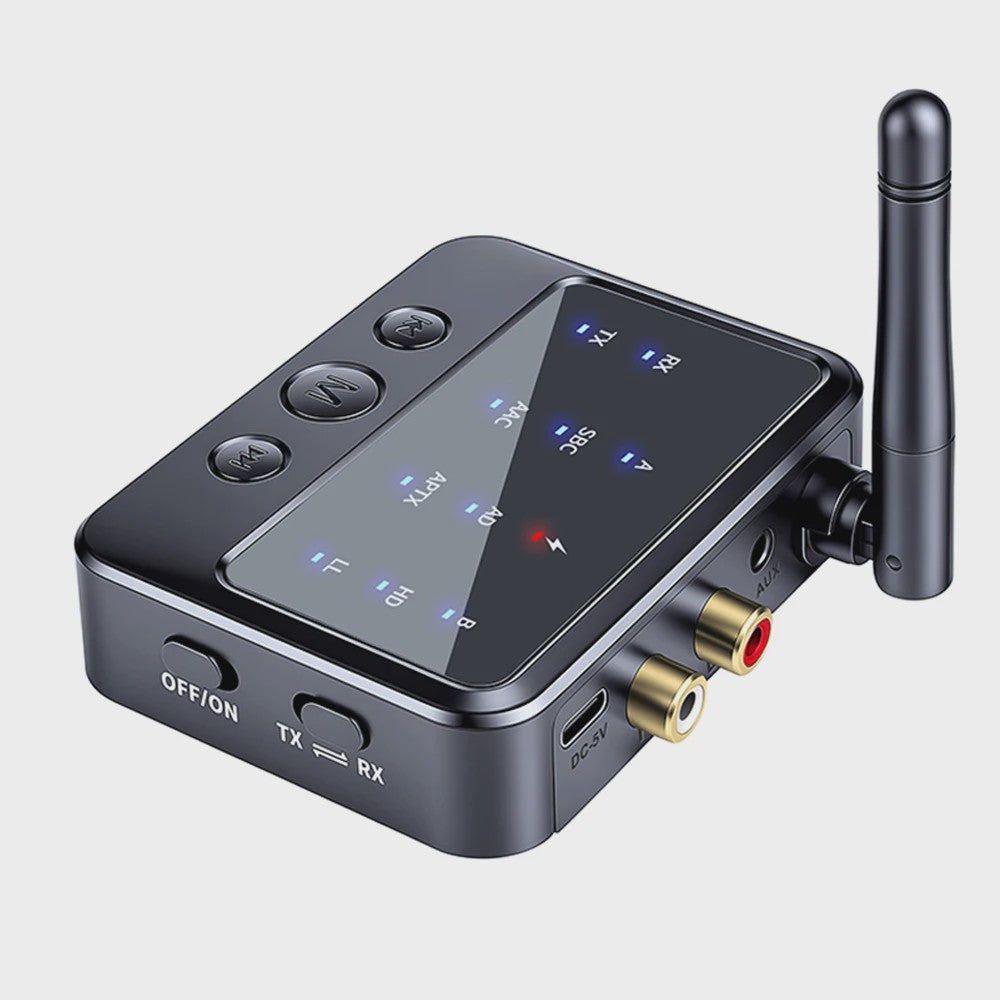 2-in-1 Bluetooth Audio Adapter: Zender & Ontvanger met AptX-Adaptive, Low Latency & HD Audio