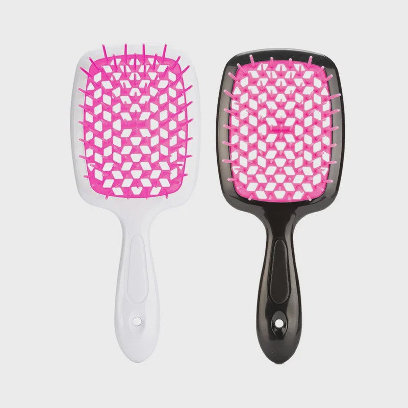 2-delige Haarborstel Set: Anti-statisch, Scalp Massage, Nat & Droog Gebruik
