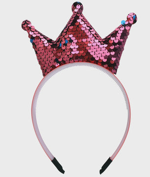 Crown Headband Sequins Hair Bands Women Girls Hair Accessories for Birthday Party Favors Hair Decoration Supplies