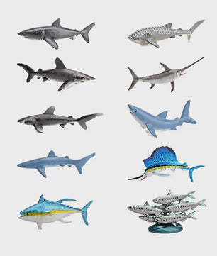 Plastic Dieren Speelgoed Collectie: Zee, Land & Insecten Miniatuur Set voor Kinderen