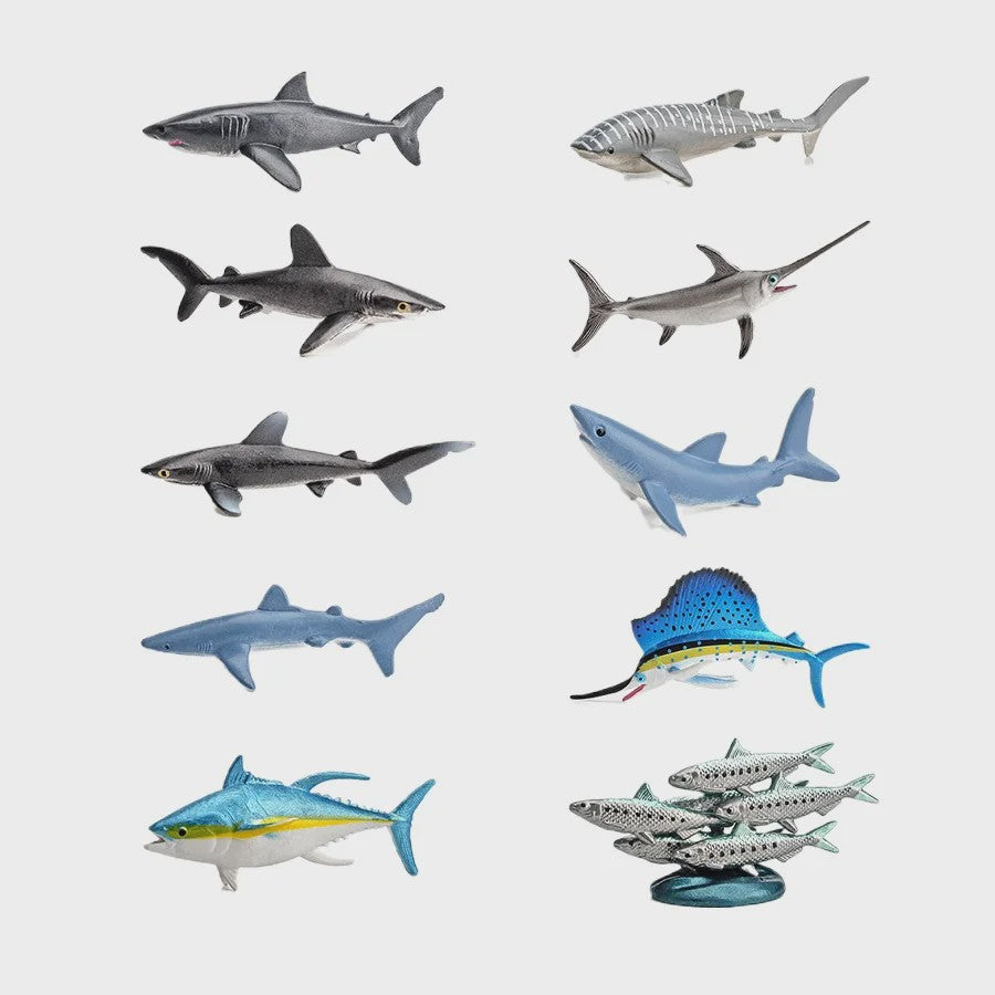 Plastic Dieren Speelgoed Collectie: Zee, Land & Insecten Miniatuur Set voor Kinderen
