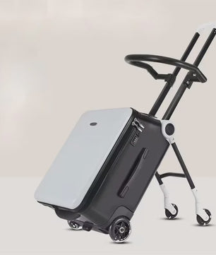 Multifunctionele Kinder Reiskoffer: Zitten, Rijden & Waterdicht