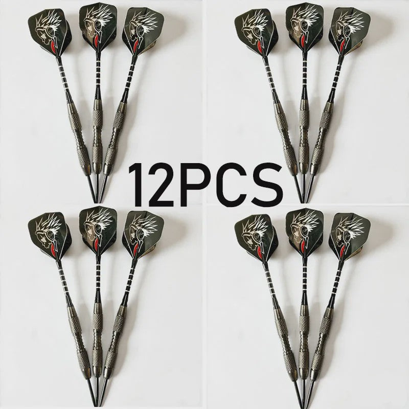 Professionele Dartpijlen Set (3 stuks) - Stalen Pijlpunten & Shafts
