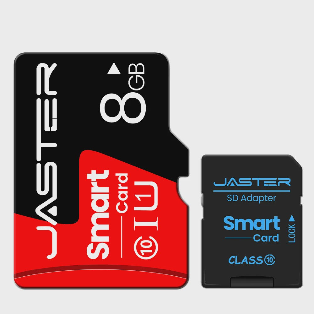 JASTER Class 10 Micro SD Kaart 8GB - 128GB | TF Kaart voor Telefoon, Camera, Computer