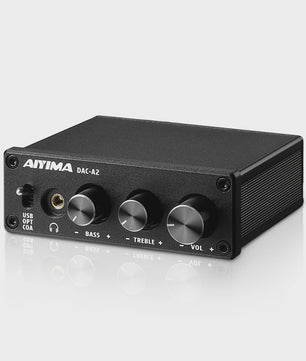 AIYIMA DAC-A2 HiFi DAC & Hoofdtelefoonversterker - USB, Coaxiaal, Optisch