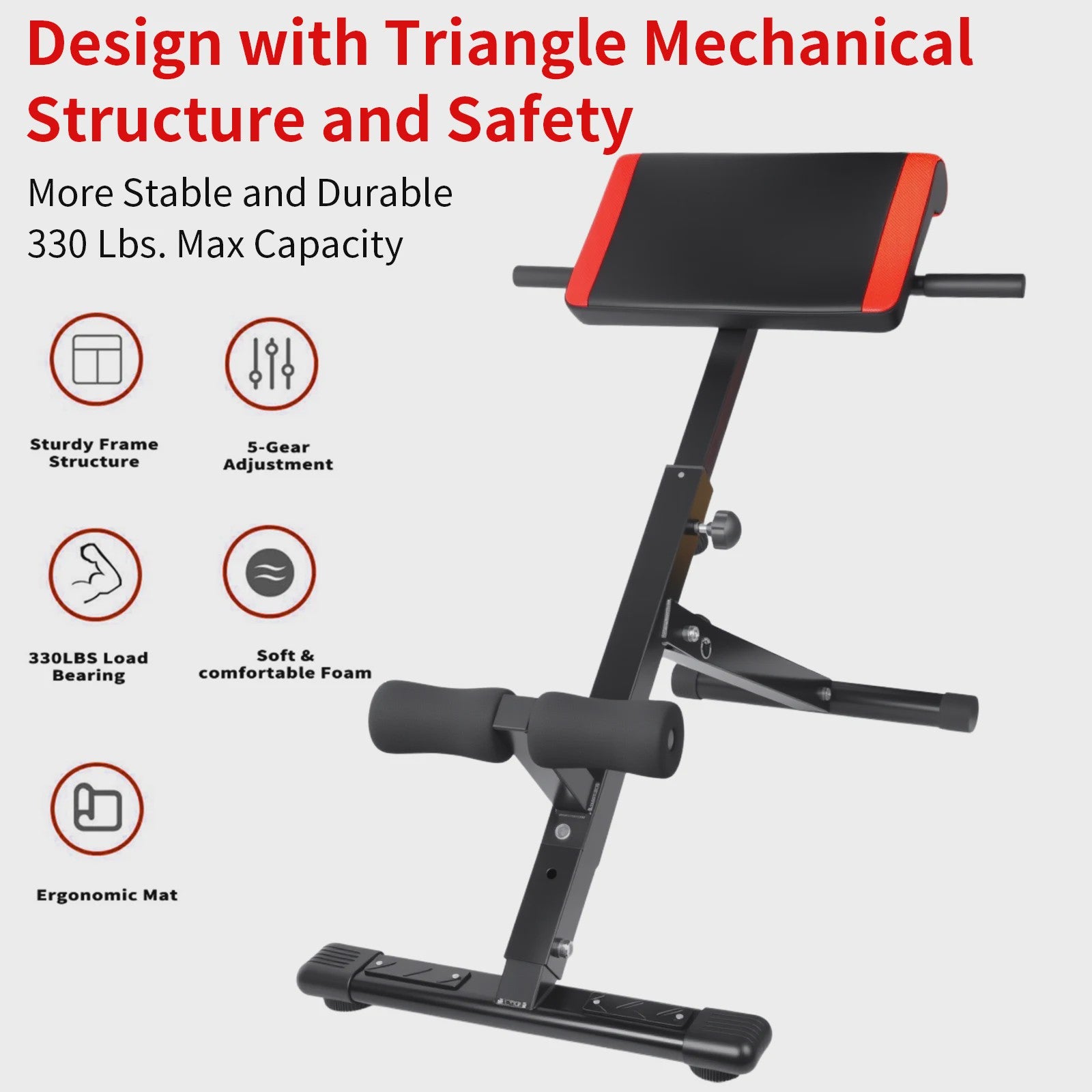 Opvouwbare Fitness Roman Bench: Rugtrainer & Buikspierbank met 150kg Belasting