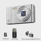 50MP Digitale Camera met 16x Zoom & 4K Video - Ideaal voor Studenten & Outdoor Avonturen