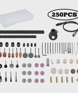 DEKO Accessoireset voor Roterende Gereedschappen: Schuren, Slijpen, Polijsten & Snijden