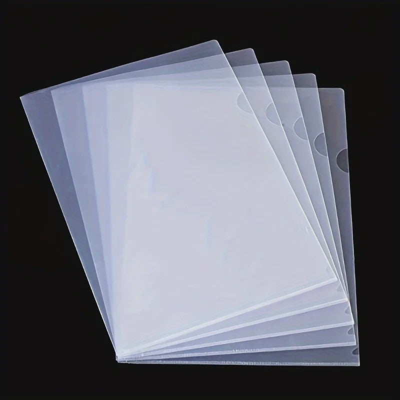 50x A4 PVC Waterproof L-vormige Mappen - Documenthouders voor Kantooropslag