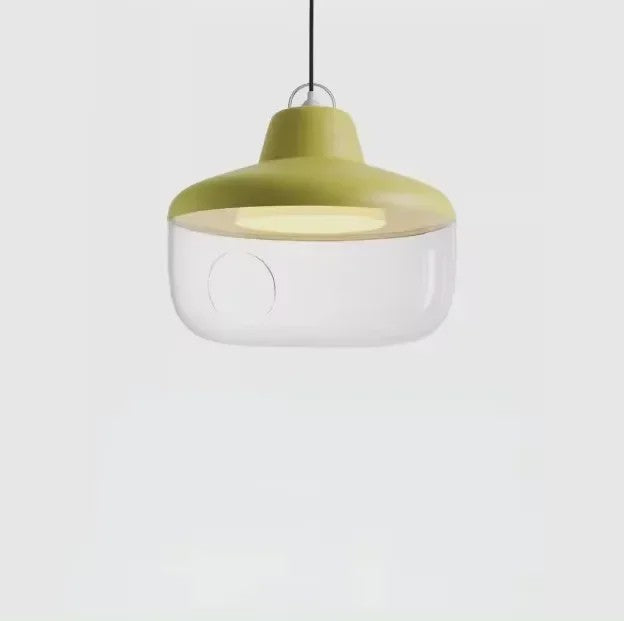 Moderne Glazen LED Hanglamp met Decoratieve Elementen - Sfeervolle Verlichting voor Woonkamer & Kinderkamer