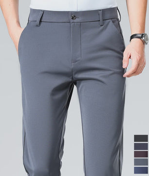 Heren Broek: Elastisch, Sneldrogend & Stijlvol voor Lente/Zomer Zakelijk Casual