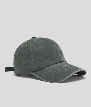Vintage Washed Denim Baseball Cap - Unisex Snapback Hoed