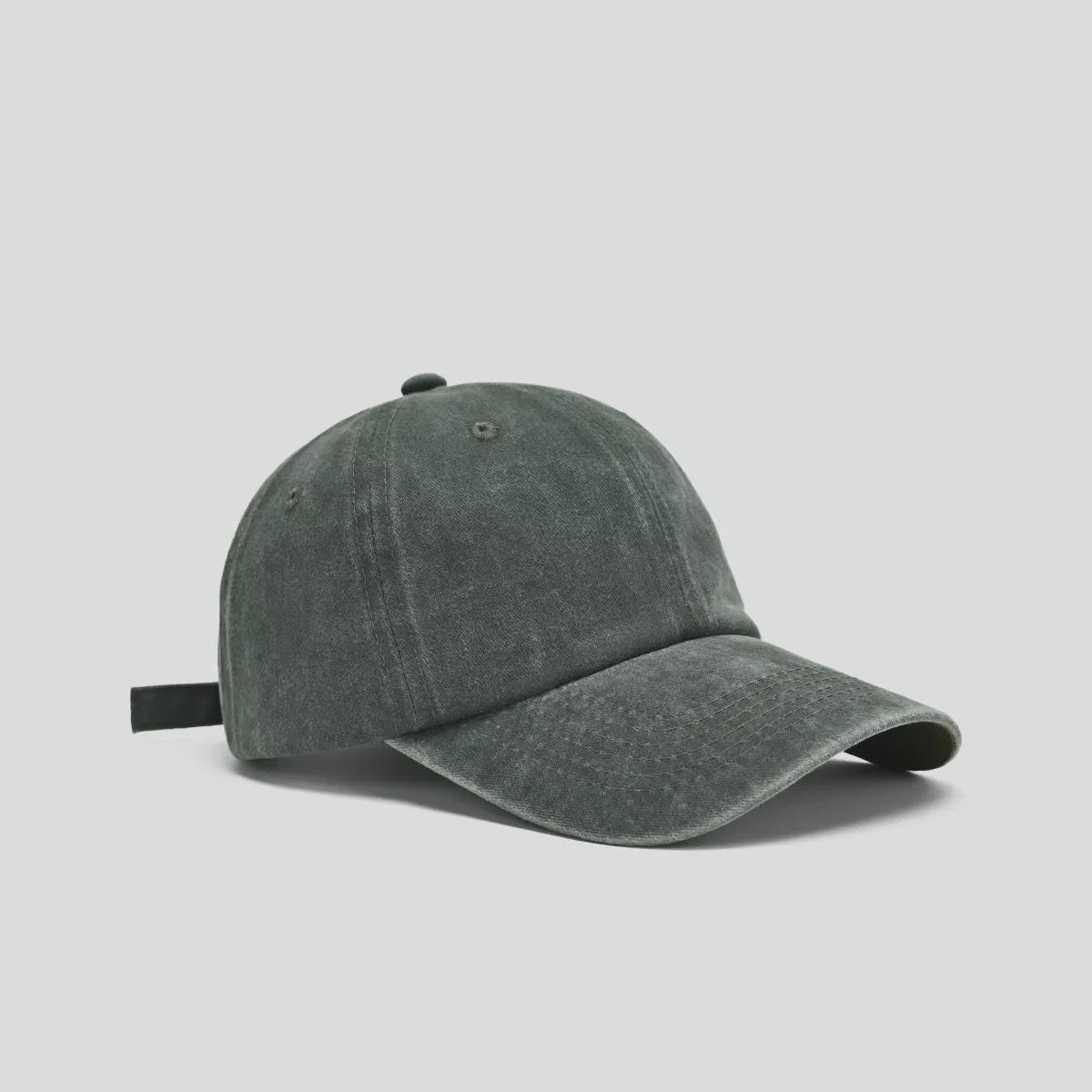 Vintage Washed Denim Baseball Cap - Unisex Snapback Hoed