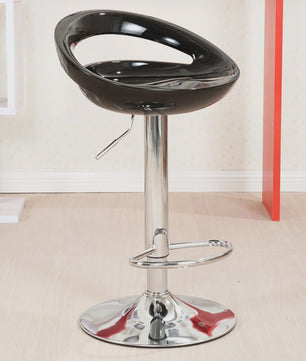 Set van 2 Barkrukken met Rugleuning - In Hoogte Verstelbaar - Modern Design