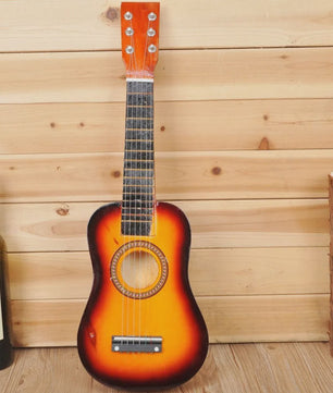21-Inch Kinderklassieke Gitaar - Massief Hout, Hoge Klankkwaliteit, Kleurrijk Instrument Speelgoed
