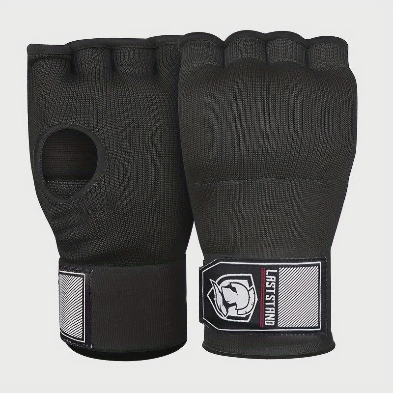Half Vinger Bokshandschoenen met Lange Polsband - Ideaal voor MMA, Muay Thai & Training