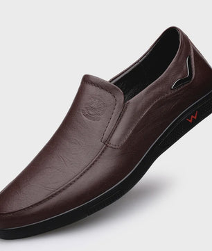 Handgemaakte Leren Herenschoenen - Zakelijk Casual - Rubberen Zool