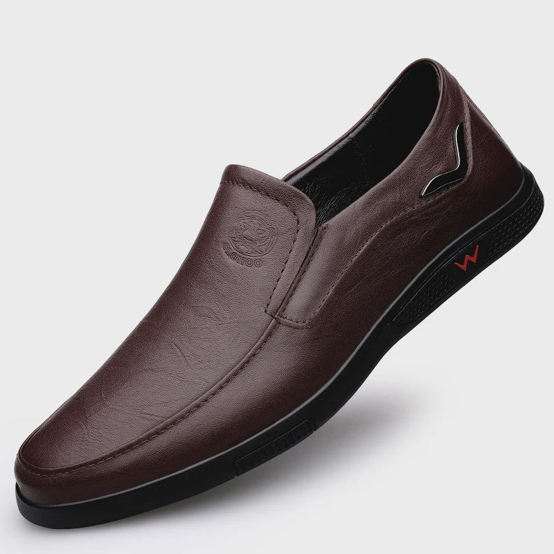 Handgemaakte Leren Herenschoenen - Zakelijk Casual - Rubberen Zool