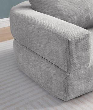 Modulaire Slaapbank Futon Fauteuil met Kussen - Compact en Multifunctioneel