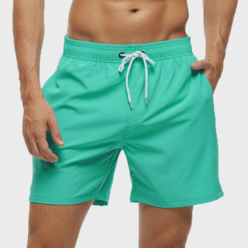 Heren Zwembroek Zomer Sportief Ademend met Elastische Tailleband, Mesh Voering en Zakken