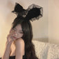 Luxe Bunny Oor Hoofdband met Kant en Bijpassend Oogmasker - Sexy Accessoire