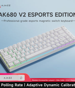 Ajazz AK680 V2 Gaming Toetsenbord: Magnetische Switches, 8K Polling Rate & RGB