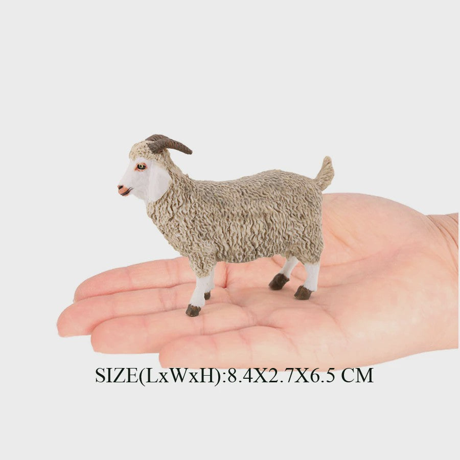 Realistische Boerderij- en Wilde Dierenfiguren: Schapen, Geiten, Antilopen & Meer - Cadeau Speelgoed