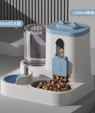Automatische Voerbak en Waterdispenser voor Huisdieren - Anti-Knoei Ontwerp