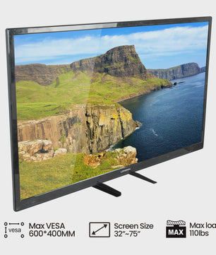 Universele TV Tafelstandaard Voet voor 32-75 Inch TV's - Verstelbaar & Stabiel