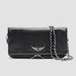 Luxe Dames Crossbody Tas met Ketting en Diamant Accent - Franse Stijl