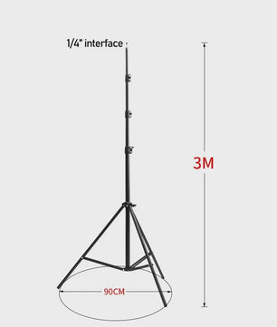 HILDA Laserwaterpas Statief - Verstelbaar 1.6m/3m Hoogte, Aluminium Legering, 1/4" Interface