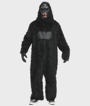 Unisex Gorilla Jumpsuit - King of the Jungle Halloween Kostuum