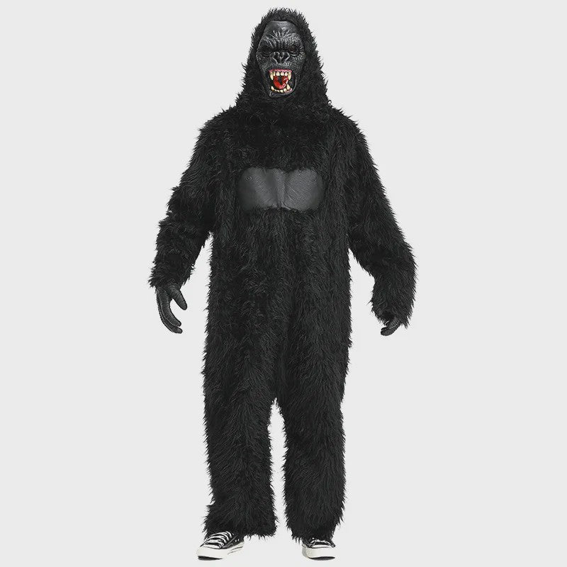 Unisex Gorilla Jumpsuit - King of the Jungle Halloween Kostuum
