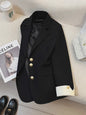 Stijlvol Dames Blazer Vest met Opstaande Kraag - Elegante Kantoor Outwear Lente/Herfst