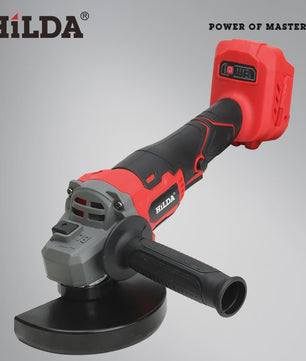 HILDA 125mm Accu Haakse Slijper - Krachtig en Snoerloos Polijsten